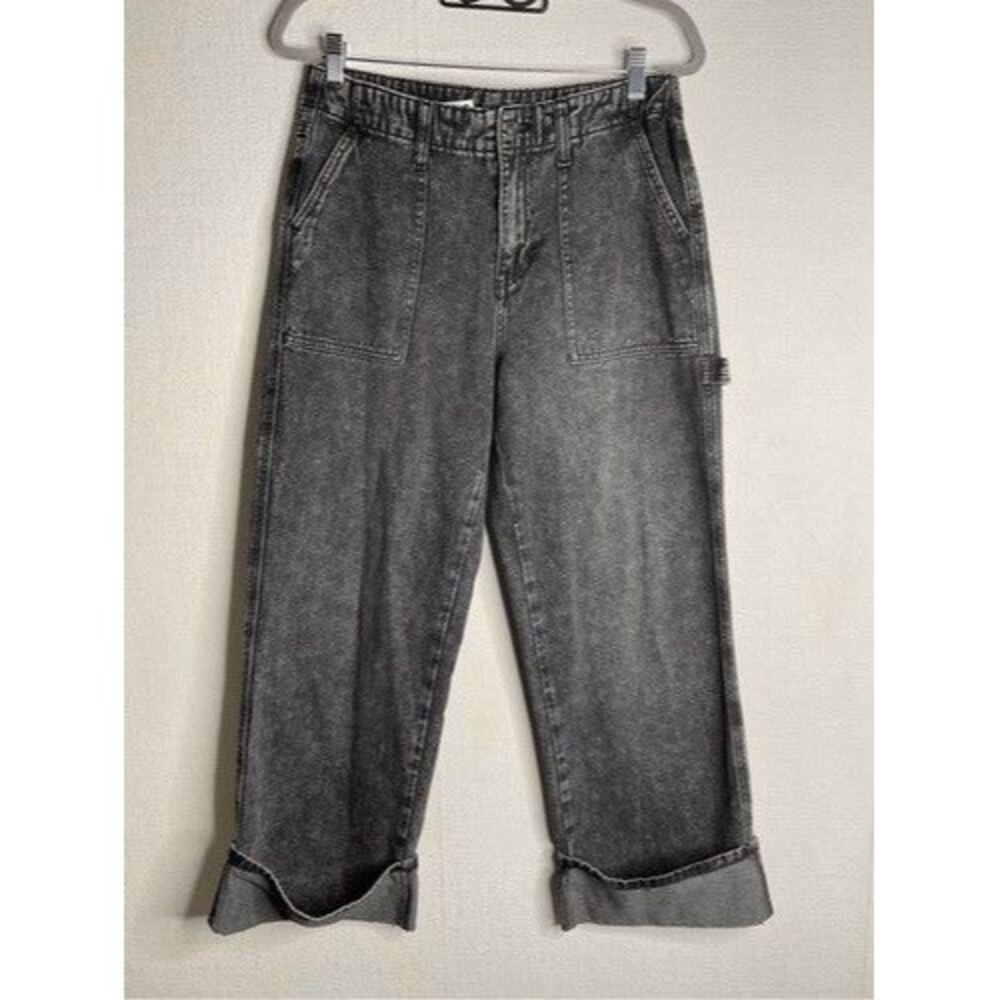 And Now This Denim Wide Leg Loose Grunge Baggy‎ Jeans Women Size 29 Black